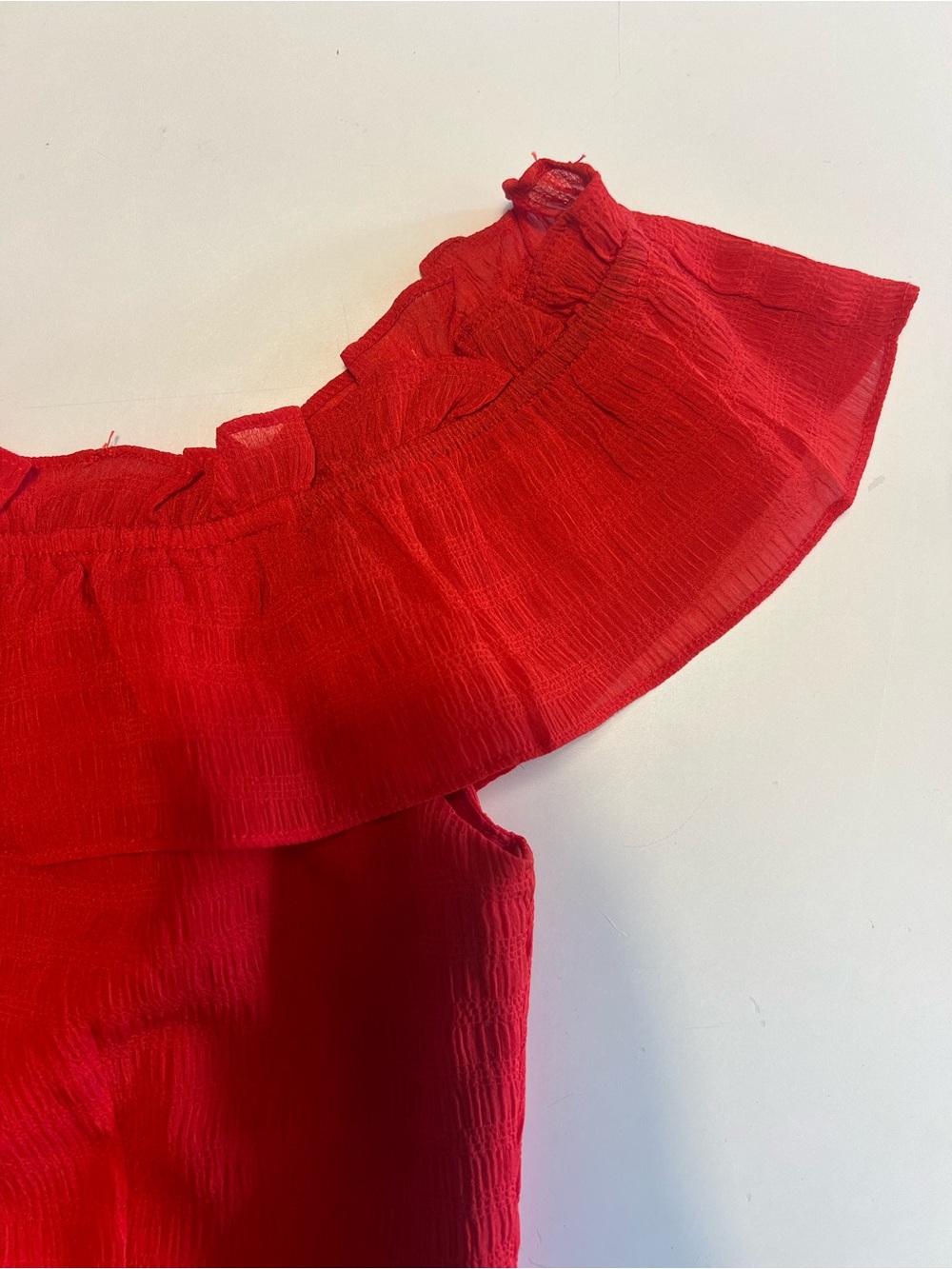 Superdown Jennifer Ruffle Mini Dress Red - Picture 5 of 9